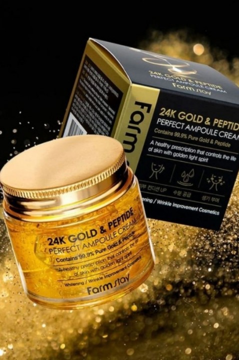 FarmStay 24K Gold & Peptide Perfect Ampoule Cream 80 mlIVET.PL - Modna odzież