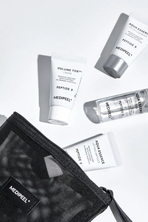 MEDI-PEEL Peptide 9 Aqua Essence Trial Kit (Cleanser15ml+Toner20ml+Ampoule15ml+Cream15g)IVET.PL - Modna odzież