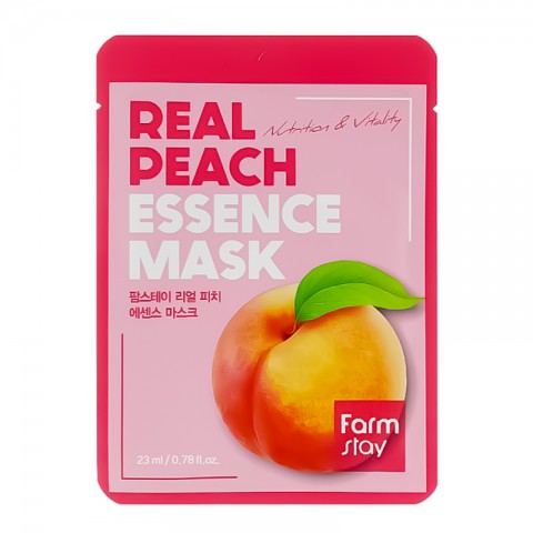 FarmStay Real Peach Essence Mask 1 szt.IVET.PL - Modna odzież