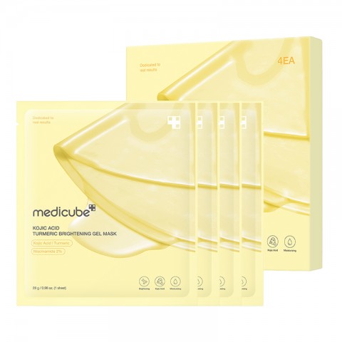 MEDICUBE Kojic Acid Turmeric Brightening y Gel Mask Set 4 szt.IVET.PL - Modna odzież