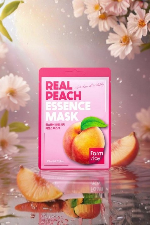 FarmStay Real Peach Essence Mask 1 szt.IVET.PL - Modna odzież