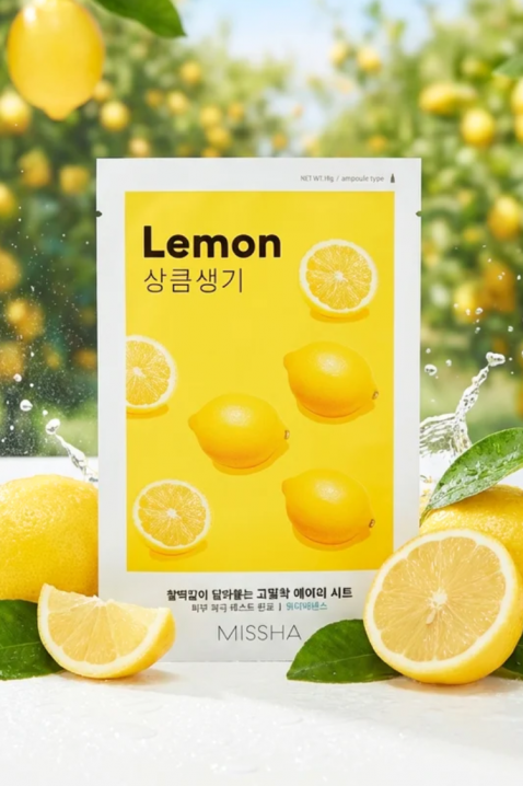 MISSHA Airy Fit Sheet Mask Lemon 1 szt.IVET.PL - Modna odzież