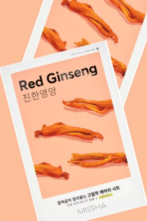 MISSHA Airy Fit Sheet Mask Red Ginseng 1 pcIVET.PL - Modna odzież