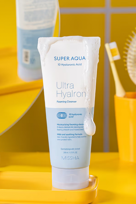 MISSHA Super Aqua Ultra Hyalron Cleansing Foam Hyaluronic, 200 mlIVET.PL - Modna odzież