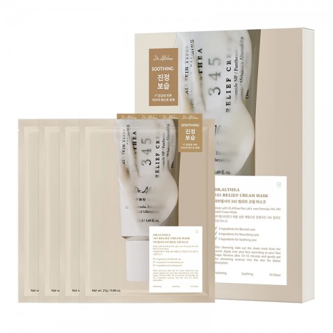 DR. ALTHEA SET 345 Relief Cream Mask, 4 pcs*28 mlIVET.PL - Modna odzież