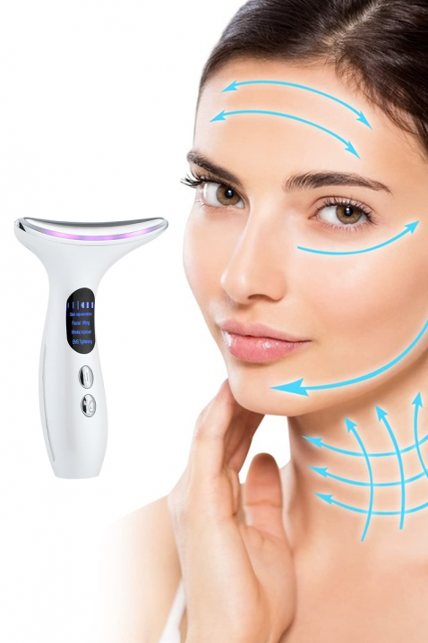 Wielofunkcyjny masażer do twarzy i szyi GLOW LIFT, Kolor : biały, IVET.PL - Modna odzież