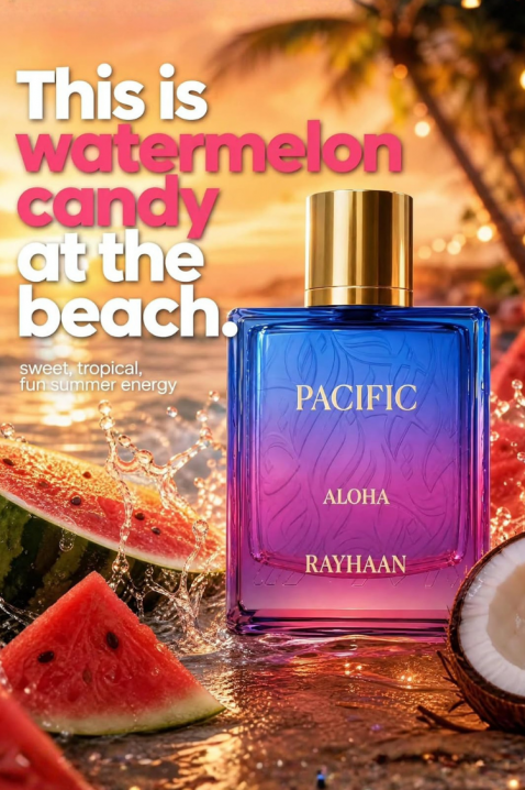 Arabski perfum Rayhaan Pacific Aloha EDP 100 mlIVET.PL - Modna odzież