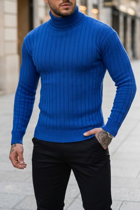 Golf RACHERO NAVY, Kolor : chabrowy, IVET.PL - Modna odzież