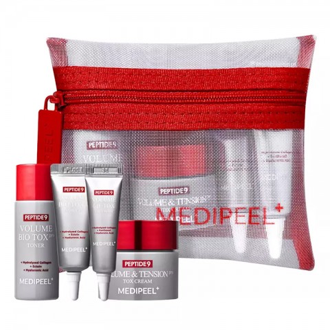 MEDI-PEEL Peptide 9 Volume Bio Tox Trial Kit (toner 20ml+serum10ml+eye cream 4ml+cream 10ml)IVET.PL - Modna odzież