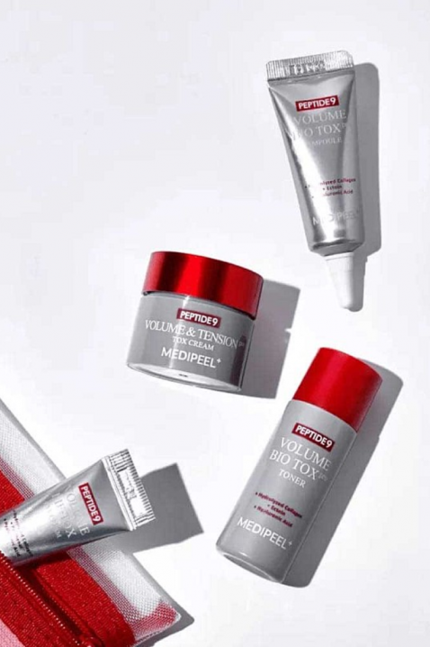 MEDI-PEEL Peptide 9 Volume Bio Tox Trial Kit (toner 20ml+serum10ml+eye cream 4ml+cream 10ml)IVET.PL - Modna odzież