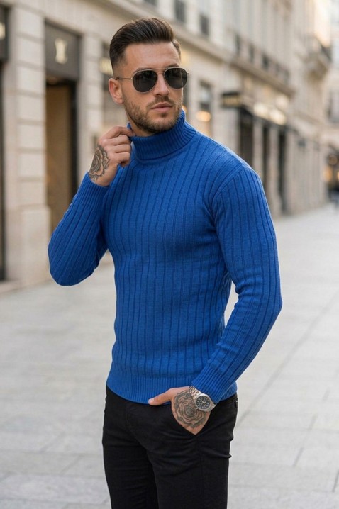 Golf RACHERO NAVY, Kolor : chabrowy, IVET.PL - Modna odzież
