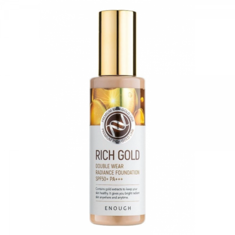 Enough Gold Face Foundation Rich Gold Double Wear Radiance Foundation SPF50+ PA+++ (13)IVET.PL - Modna odzież