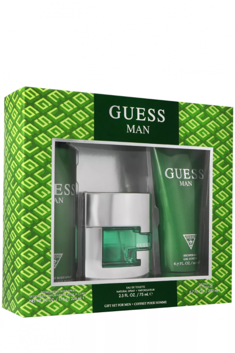 Zestaw męski Guess Man Edt 75 ml + Dezodorant 226 ml + Żel pod prysznic 200 mlIVET.PL - Modna odzież