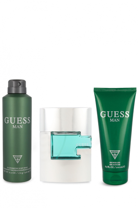 Zestaw męski Guess Man Edt 75 ml + Dezodorant 226 ml + Żel pod prysznic 200 mlIVET.PL - Modna odzież