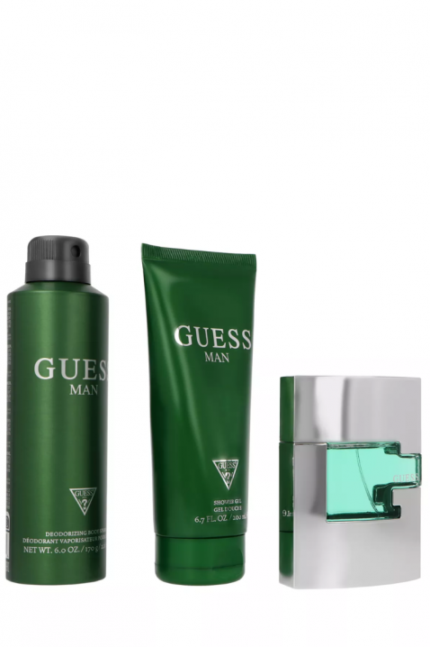Zestaw męski Guess Man Edt 75 ml + Dezodorant 226 ml + Żel pod prysznic 200 mlIVET.PL - Modna odzież