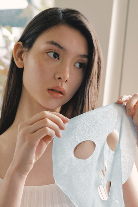 SET Sheet mask for face moisturizing with azulene and agave Aqua Blue Hydration MaskIVET.PL - Modna odzież