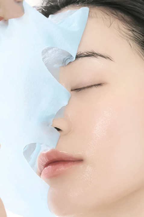 SET Sheet mask for face moisturizing with azulene and agave Aqua Blue Hydration MaskIVET.PL - Modna odzież