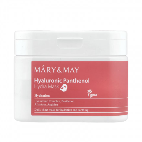 Mary&May Sheet masks with hyaluronic acid and panthenol Hyaluronic Panthenol Hydra Mask, 30 pcsIVET.PL - Modna odzież