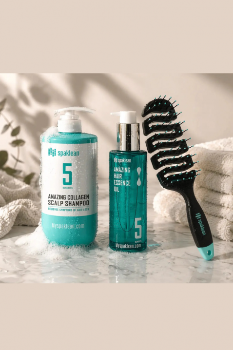 SPAKLEAN Antystatyczna szczotka wentylowana do delikatnej pielęgnacji i stylizacji włosów Amazing Flex Brush, 1IVET.PL - Modna odzież