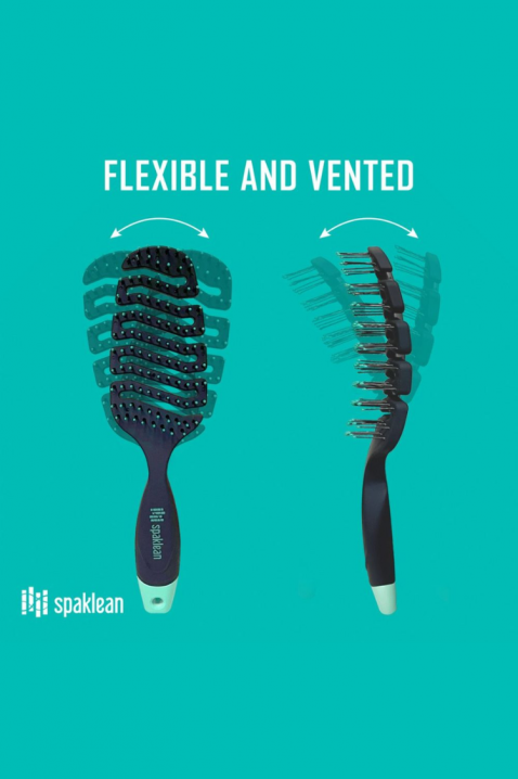 SPAKLEAN Antystatyczna szczotka wentylowana do delikatnej pielęgnacji i stylizacji włosów Amazing Flex Brush, 1IVET.PL - Modna odzież