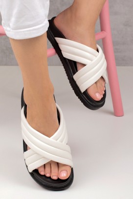 Klapki damskie ZAFIRMA WHITE