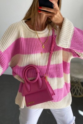 Sweter damski KAFELDA PINK