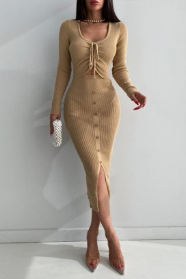 Komplet damski GEORDINA BEIGE