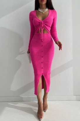 Komplet damski GEORDINA FUCHSIA