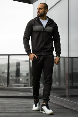 Męski komplet sportowy ABIGALO BLACK
