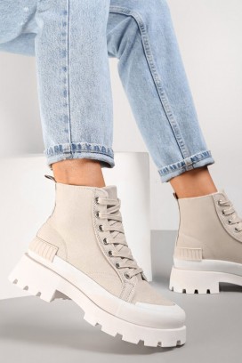 Sneakersy damskie MERGENFA ECRU