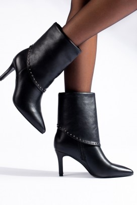 Botki damskie DENERMA BLACK
