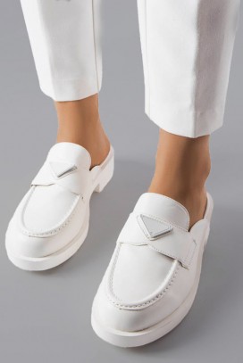 Pantofle GRENOLDA WHITE