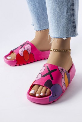 Klapki damskie FURMENDA FUCHSIA