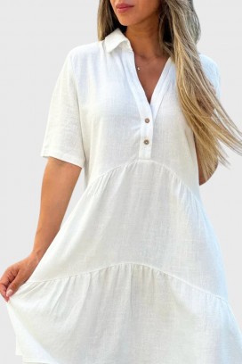 Sukienka AZOLRA WHITE