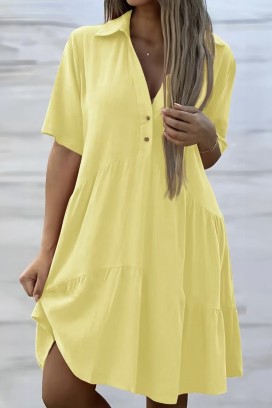 Sukienka AZOLRA YELLOW