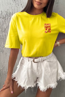 Koszulka AMORE YELLOW