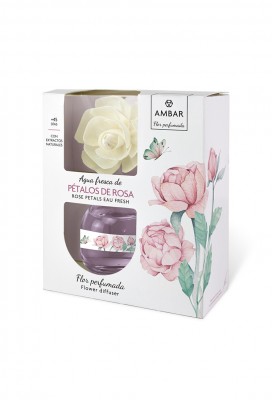 Dyfuzor z kwiatem SOLMY ROSA 60 ml