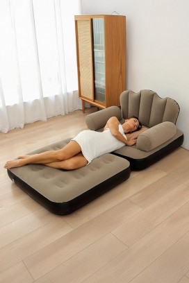 Nadmuchiwany fotel rozkładany ORBY BEIGE