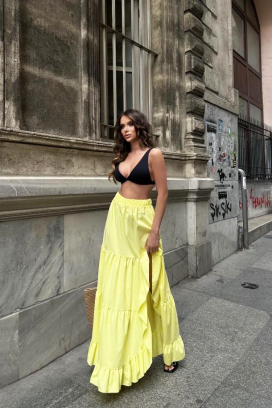 Spódnica EVEZRA YELLOW