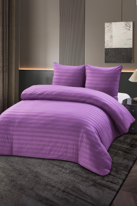 Komplet pościeli KRONESA LILA 200x220 cm bawełna - 3 elementy