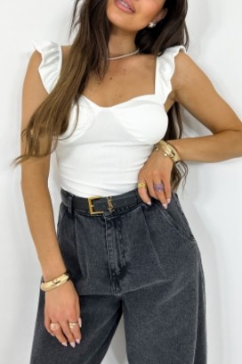 Top SKLIVERZA WHITE