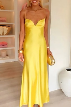 Sukienka VALIMIA YELLOW