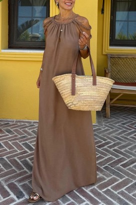 Sukienka MIRZALFA BROWN