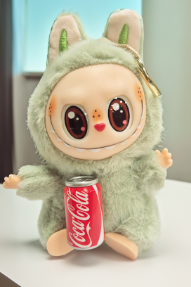 Akcesorium do torby LABUBU COCA COLA GREEN