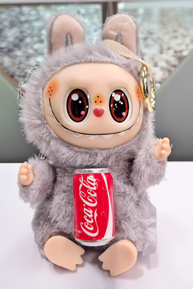 Akcesorium do torby LABUBU COCA COLA GREY