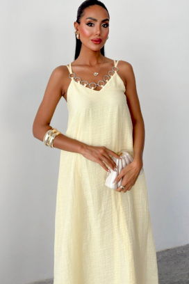 Sukienka MUDESA YELLOW