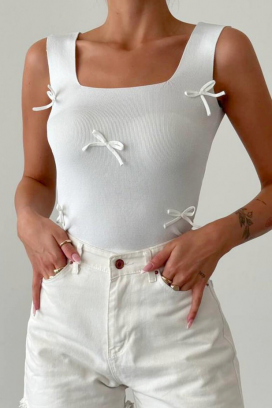 Top PLISIA WHITE