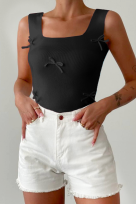 Top PLISIA BLACK