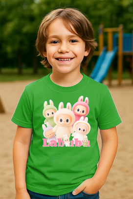 Koszulka LABUBU KIDDY GREEN