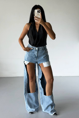 Jeansy DELINADA BLUE